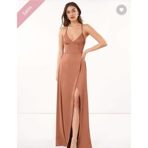 Azazie Maksim size A2 in color Bronzer